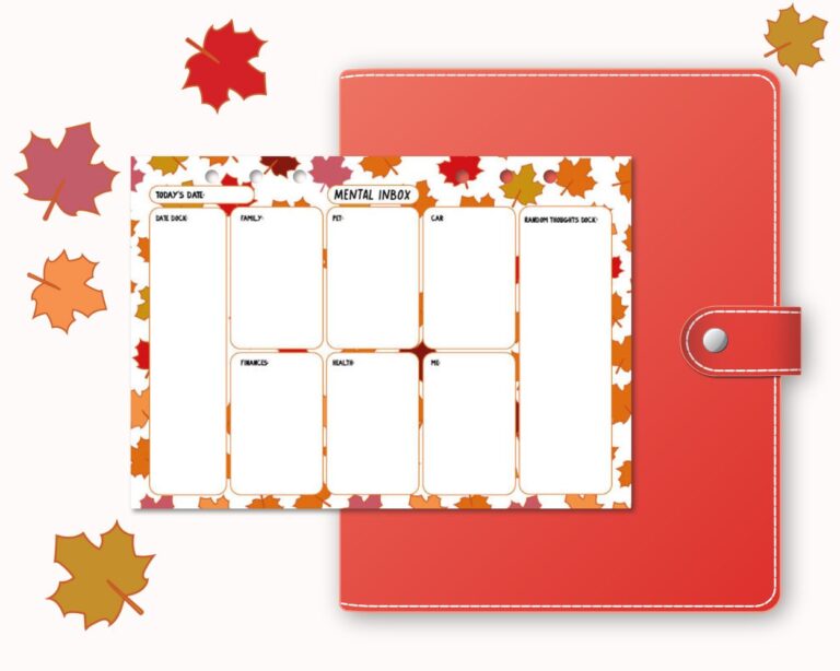 Reduce The Mental Load &ndash; Free PDF Worksheet